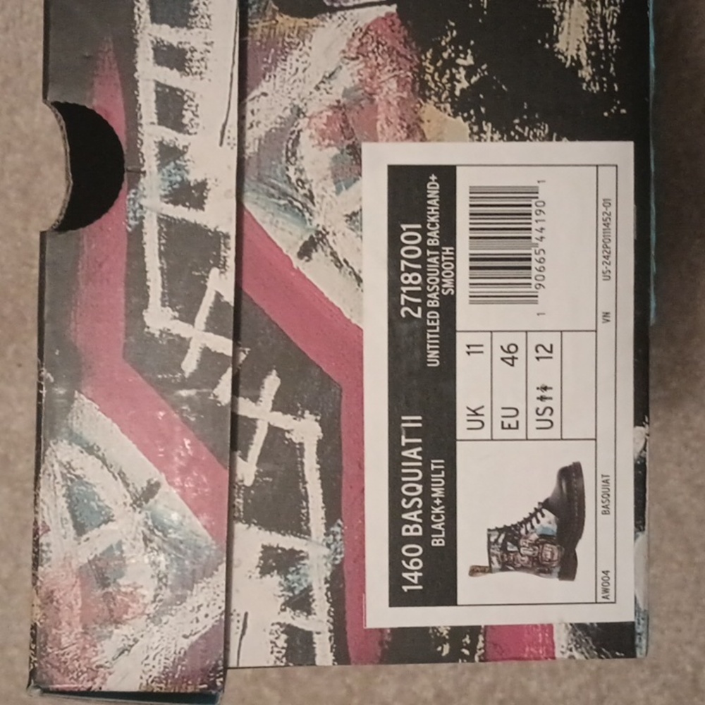 Doc Martens UK11 US12 1460 BASQUIAT 11 - Picture 2 of 4